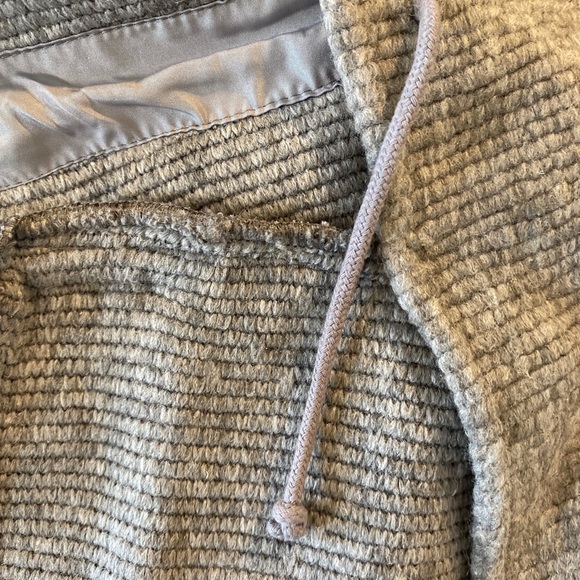 BB Dakota Ribbed Gray Hooded Jacket Coat - Picture 8 of 11